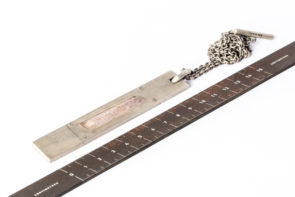 AMULET NECKLACE (KUNZITE, DA+KUN)