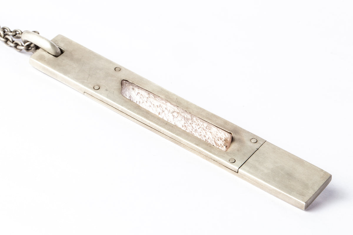 AMULET NECKLACE (KUNZITE, DA+KUN)