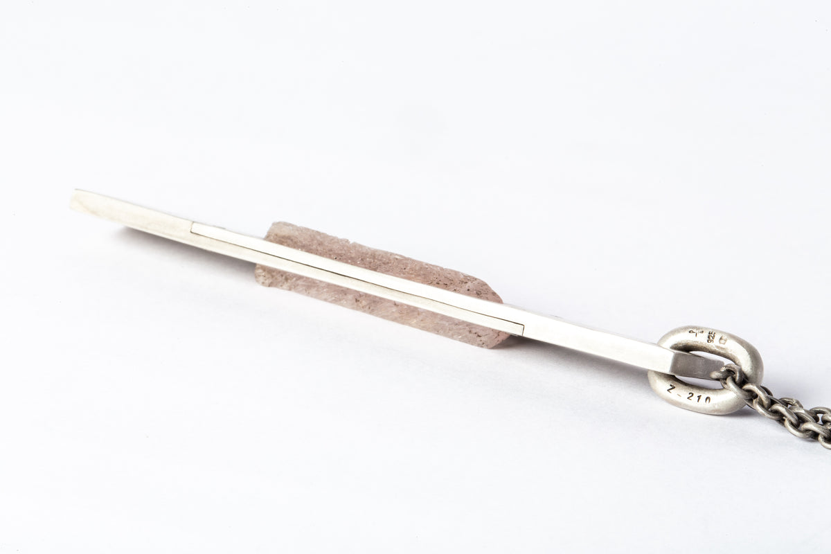 AMULET NECKLACE (KUNZITE, DA+KUN)