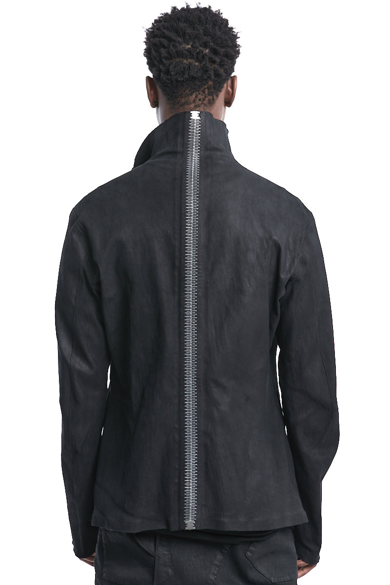DORSAL STRETCH LEATHER JACKET