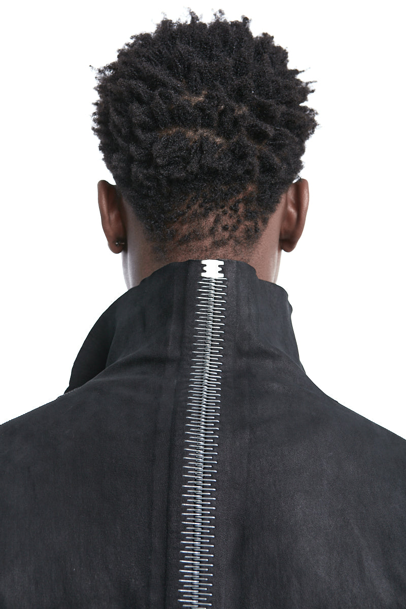 DORSAL STRETCH LEATHER JACKET