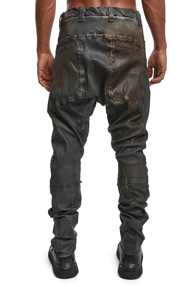 INEBRANLABLE STRETCH LAMBSKIN LEATHER PANTS