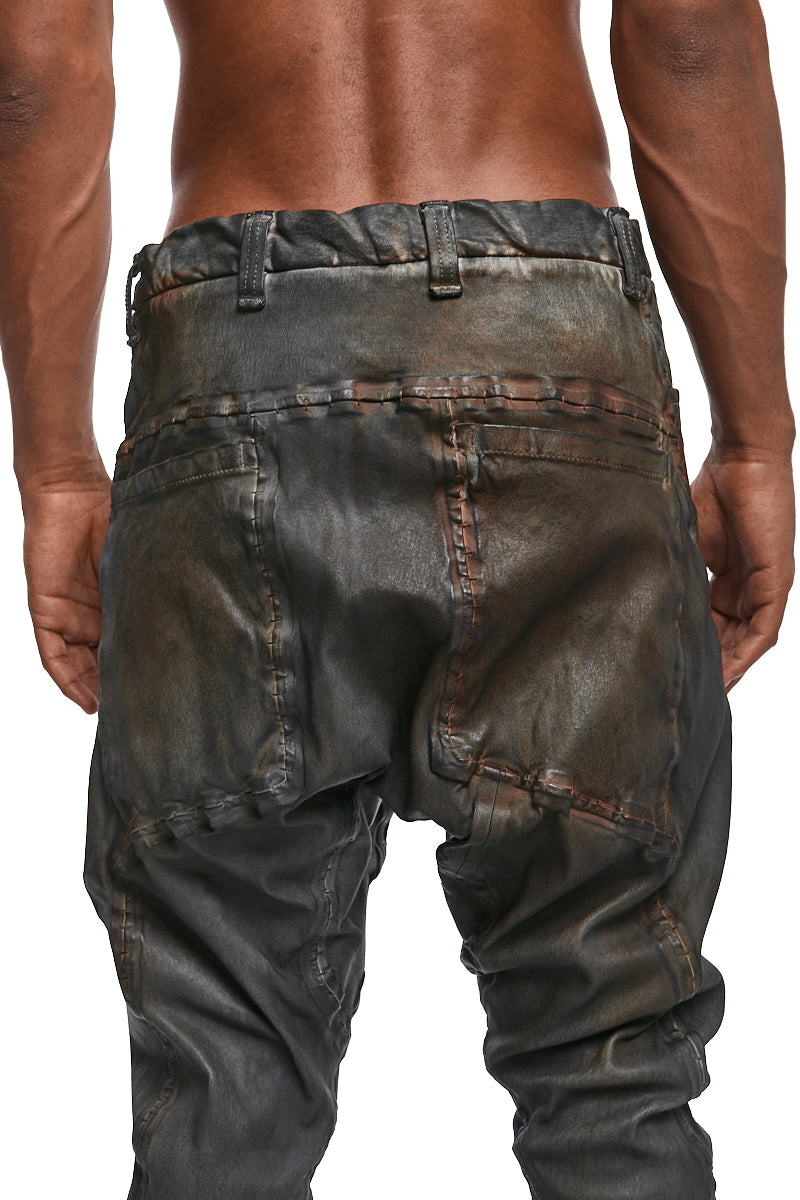 INEBRANLABLE STRETCH LAMBSKIN LEATHER PANTS