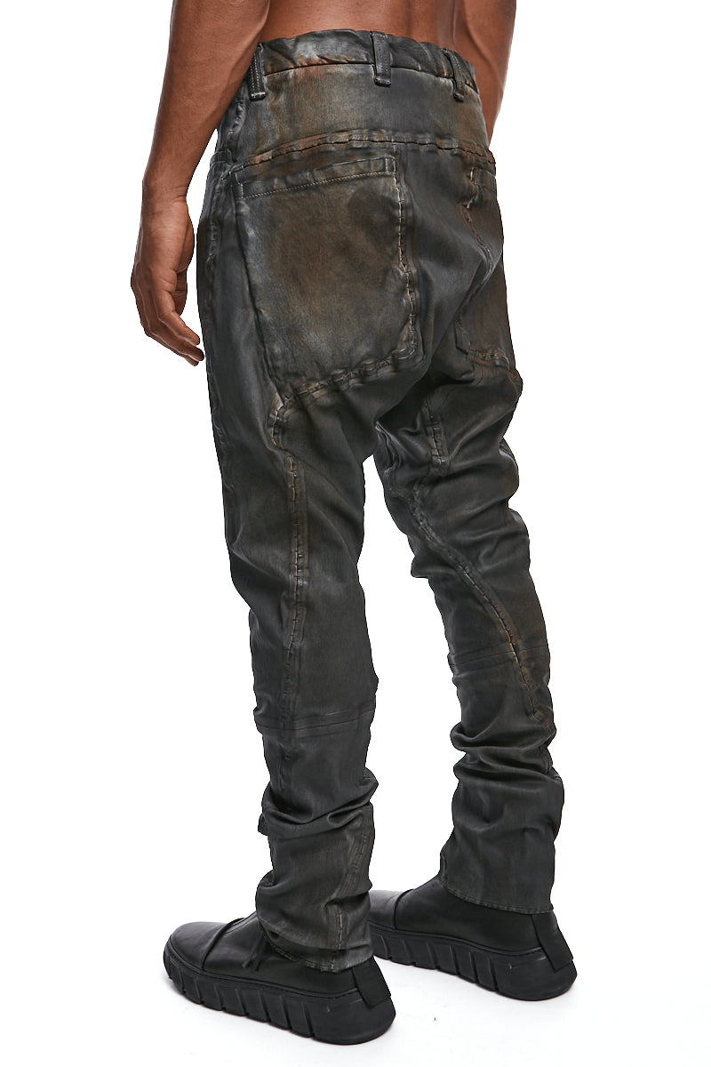 INEBRANLABLE STRETCH LAMBSKIN LEATHER PANTS