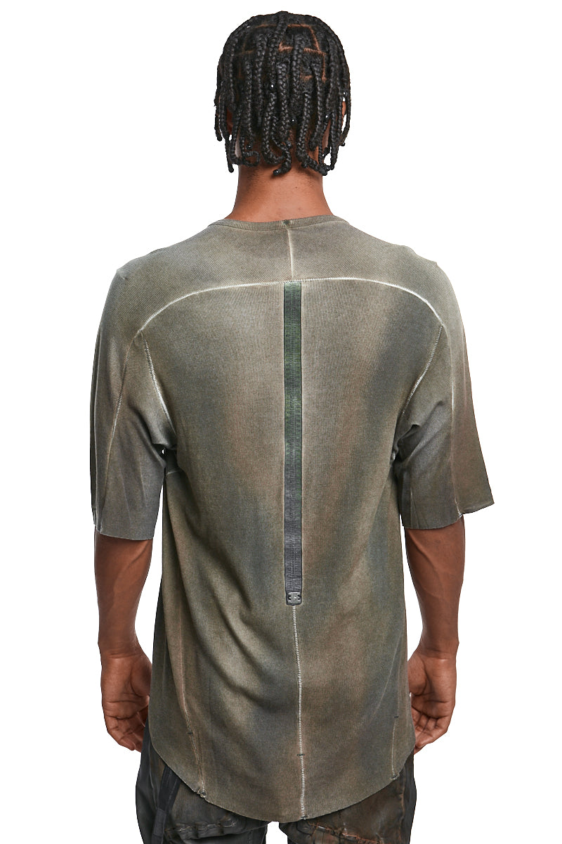 AGNON CHROME LOYAL FINE RIB CASHMERE BLEND TEE