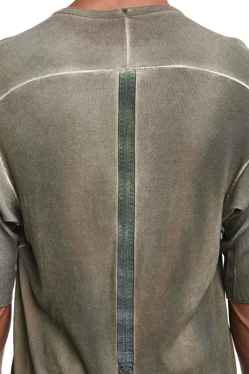 AGNON CHROME LOYAL FINE RIB CASHMERE BLEND TEE