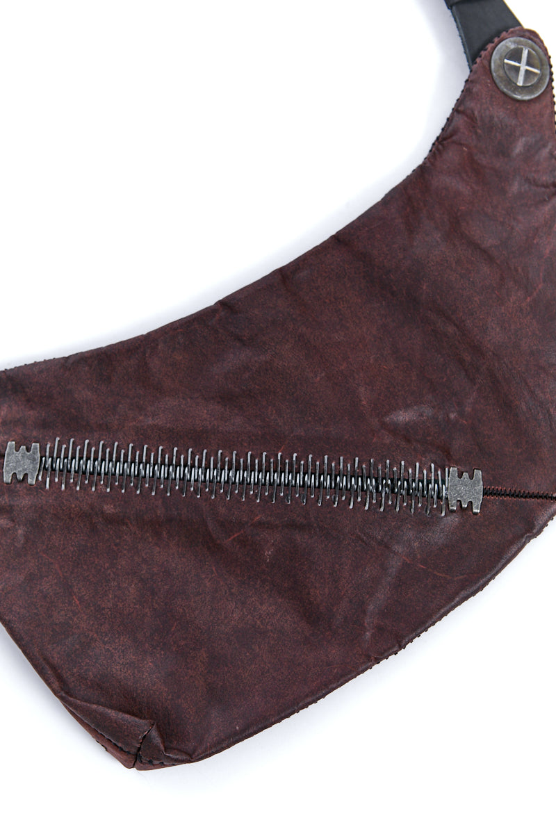 PASSAGER - MAROON LEATHER BAG