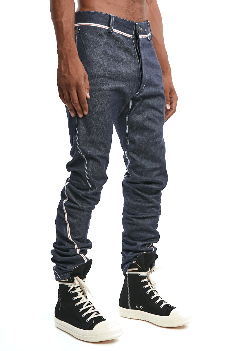 TORSADÉ - 6 POCKETS SELVEDGE DENIM PANTS