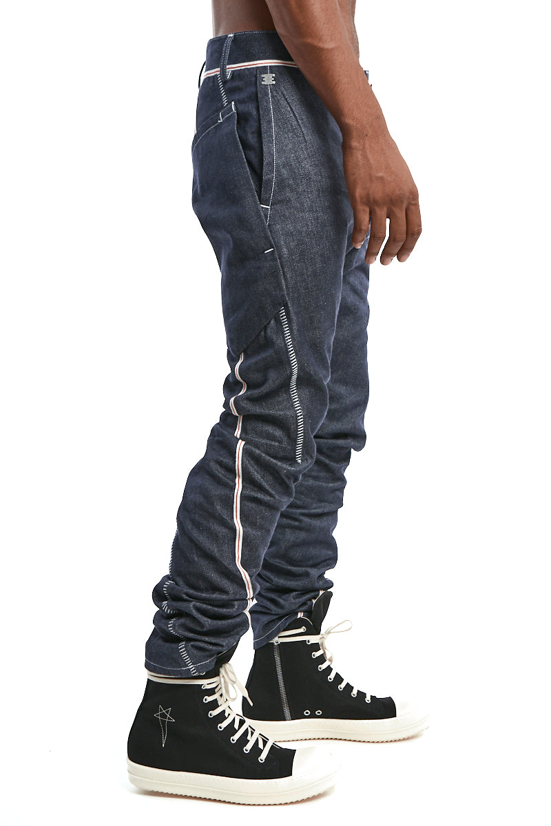 TORSADÉ - 6 POCKETS SELVEDGE DENIM PANTS