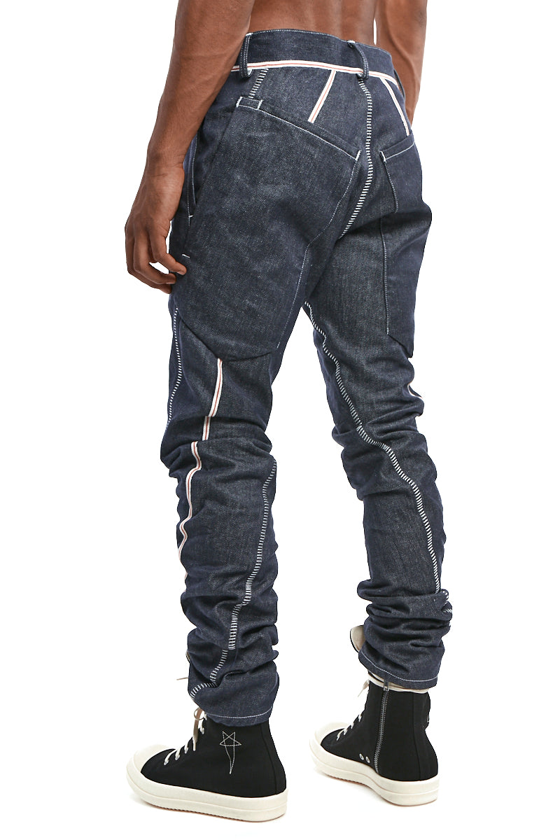 TORSADÉ - 6 POCKETS SELVEDGE DENIM PANTS