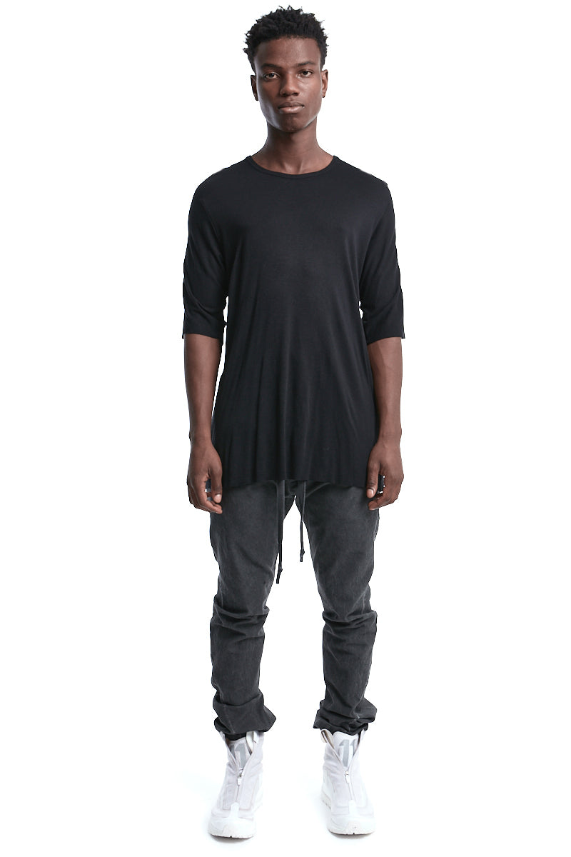 BLACK HORIZON CASHMERE BLEND TEE