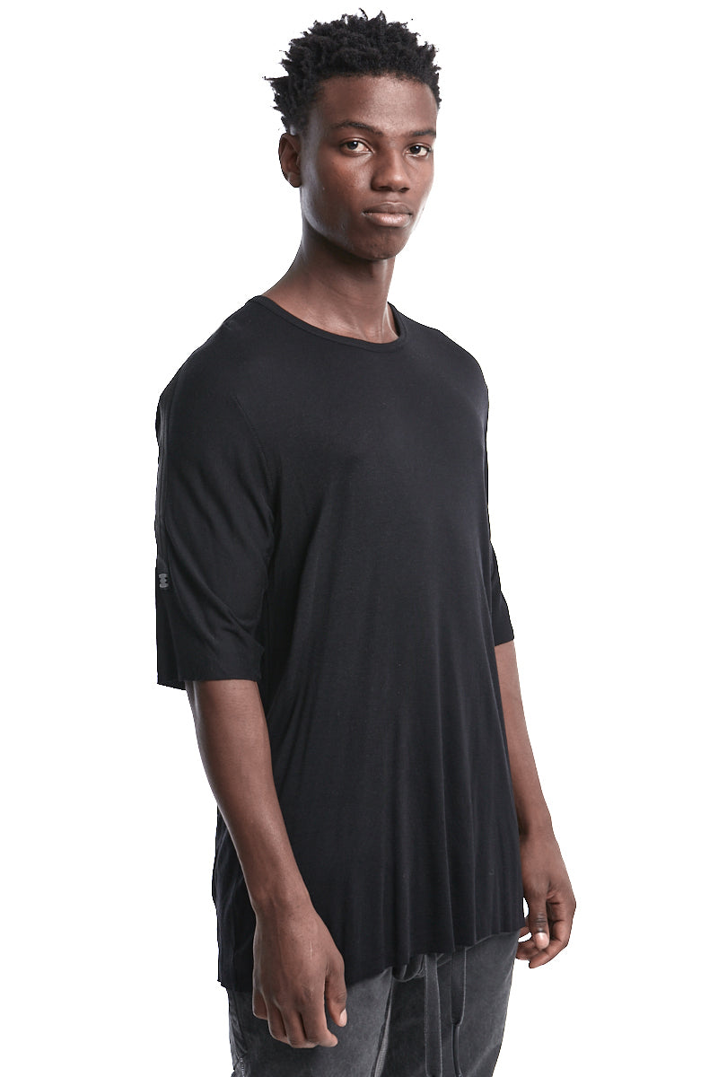 BLACK HORIZON CASHMERE BLEND TEE