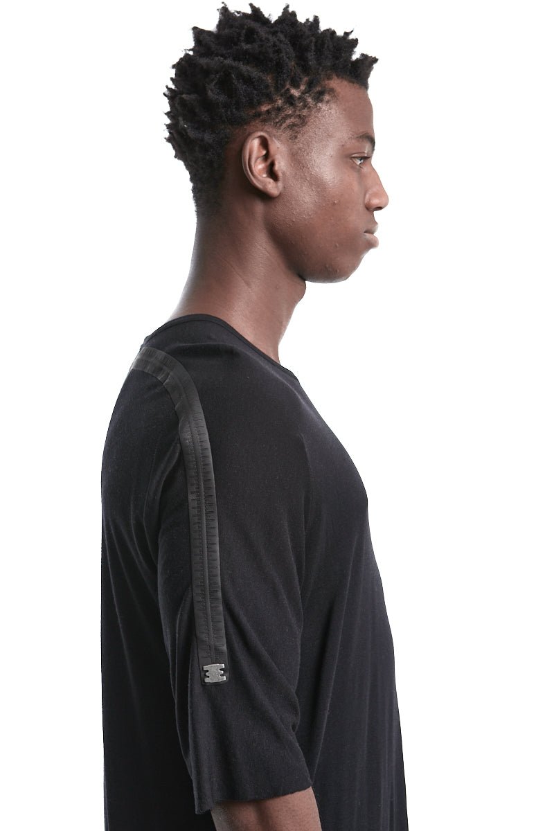 BLACK HORIZON CASHMERE BLEND TEE