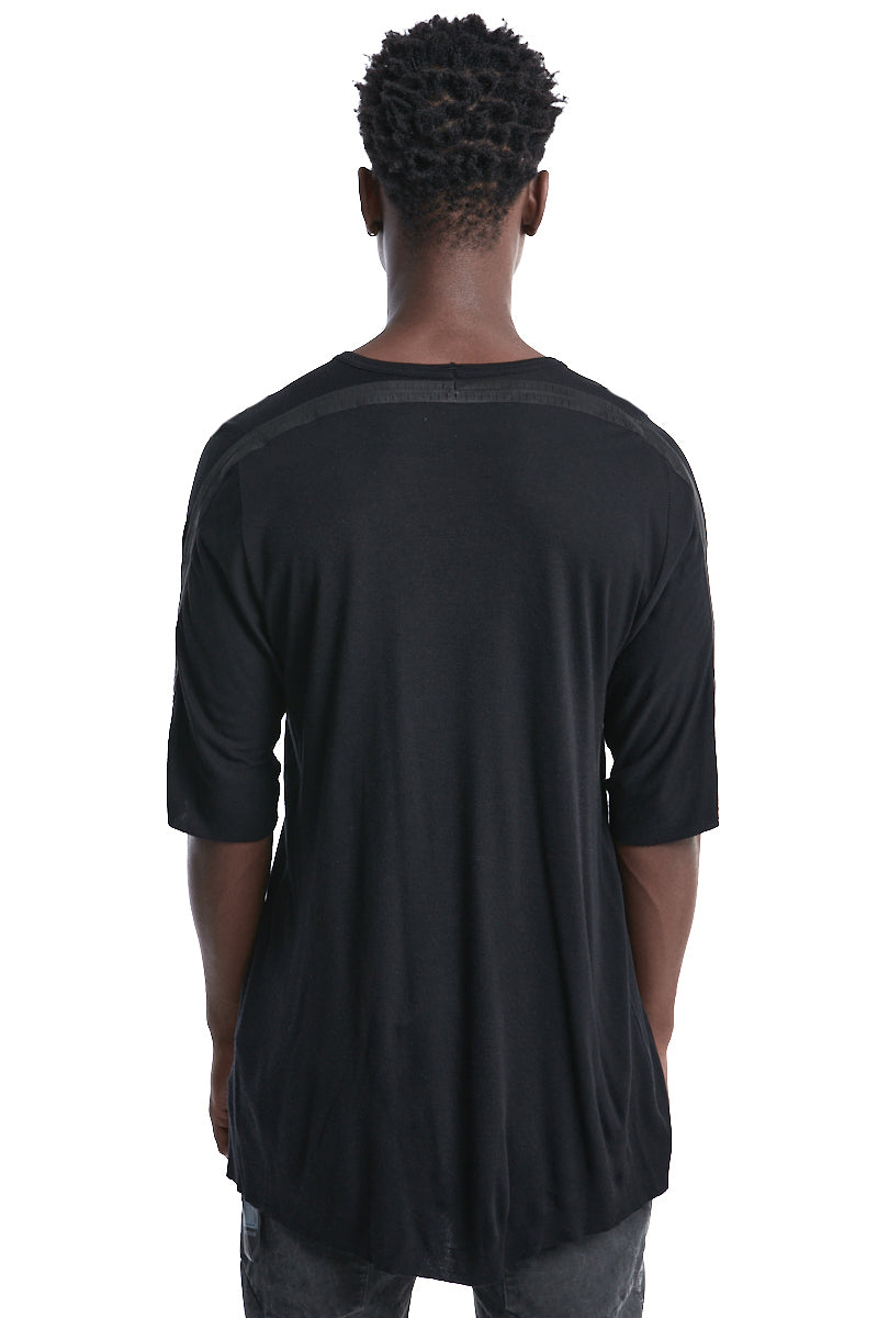 BLACK HORIZON CASHMERE BLEND TEE
