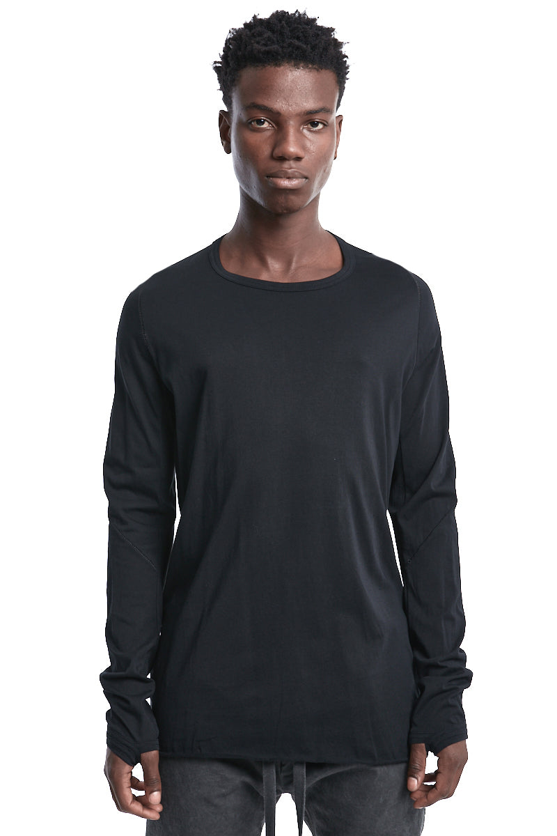 BLACK ROYAL LONG SLEEVES TOP