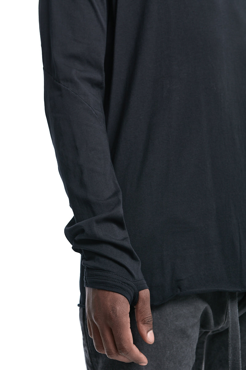 BLACK ROYAL LONG SLEEVES TOP