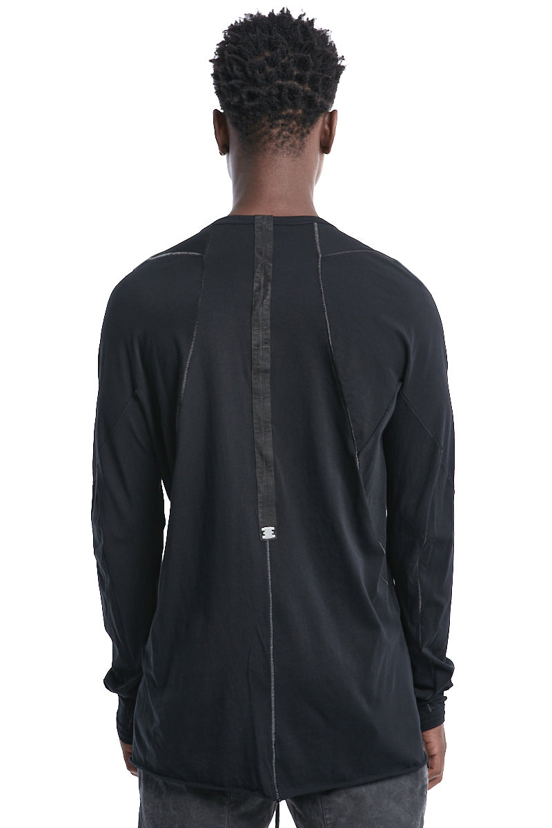 BLACK ROYAL LONG SLEEVES TOP