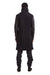 HIGH NECK BOILED WOOL COAT