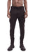 BLACK REGULAR FIT STRETCH TROUSERS