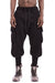 BLACK FLEECE CARGO TROUSERS