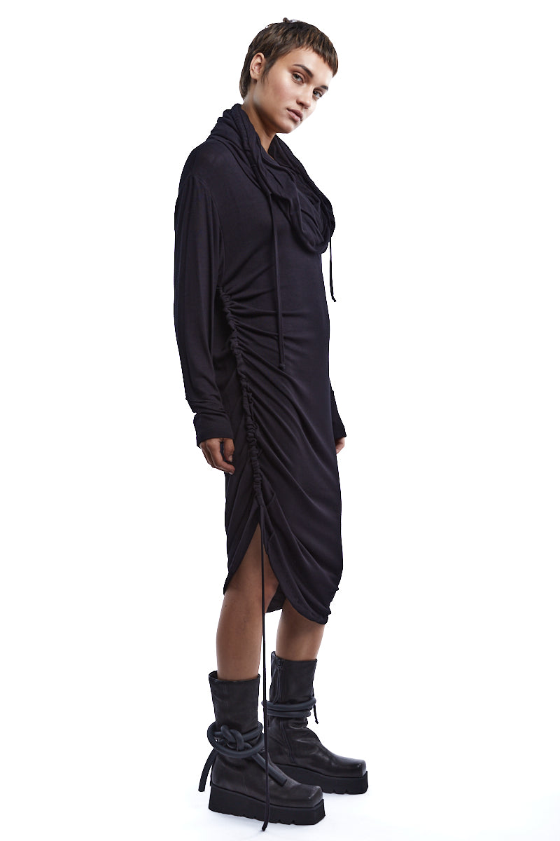 SOFT SIDE GATHERED DRESS