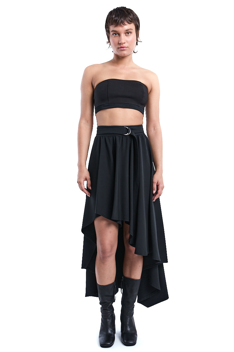 TECNO STRETCH ASYMMETRIC SKIRT