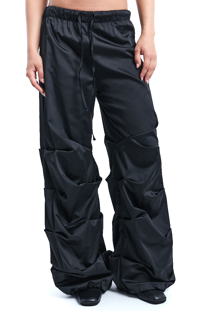 SATIN WIDE FIT TROUSER