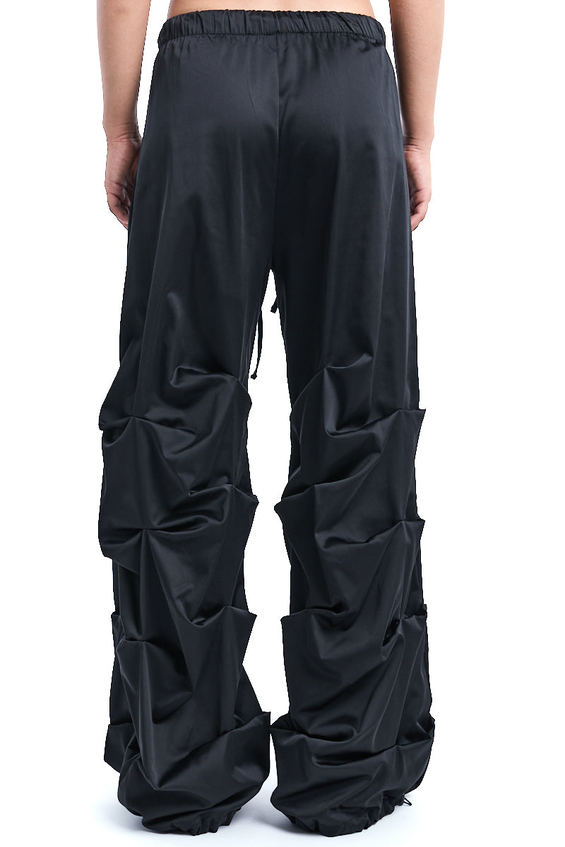 SATIN WIDE FIT TROUSER