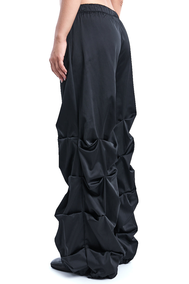 SATIN WIDE FIT TROUSER