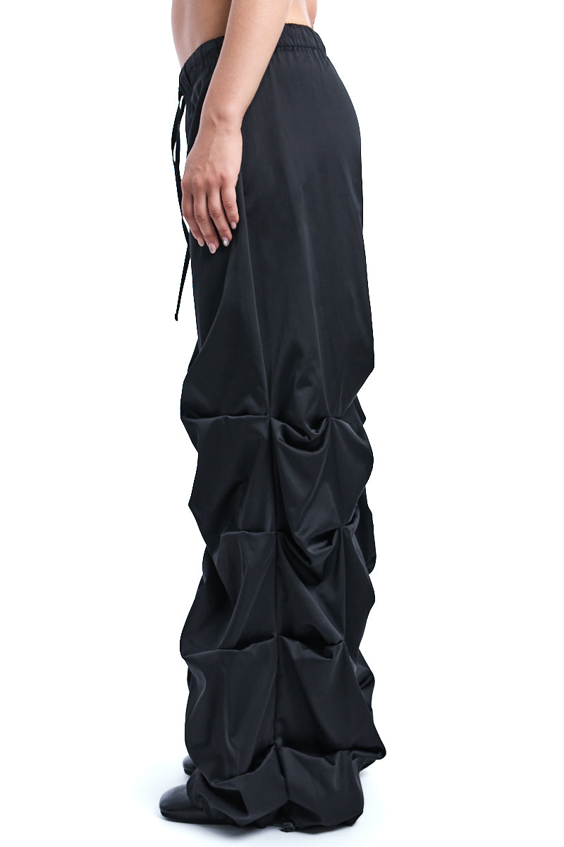 SATIN WIDE FIT TROUSER