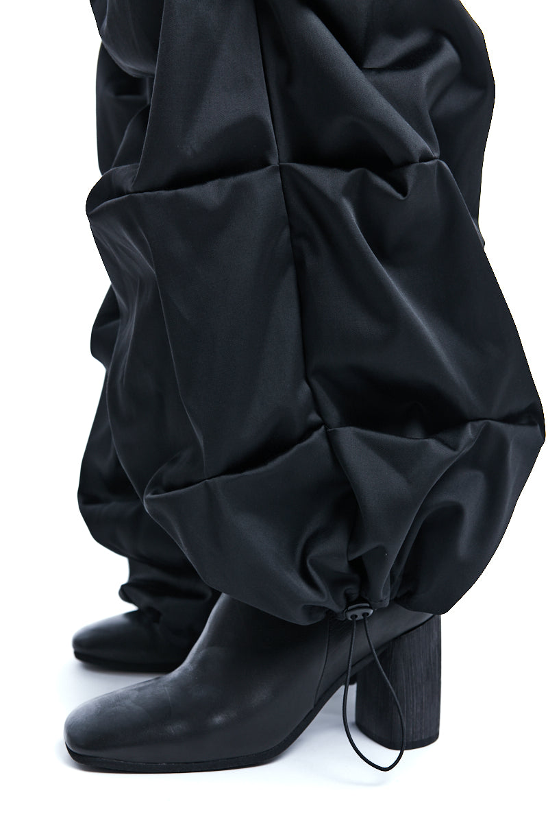 SATIN WIDE FIT TROUSER