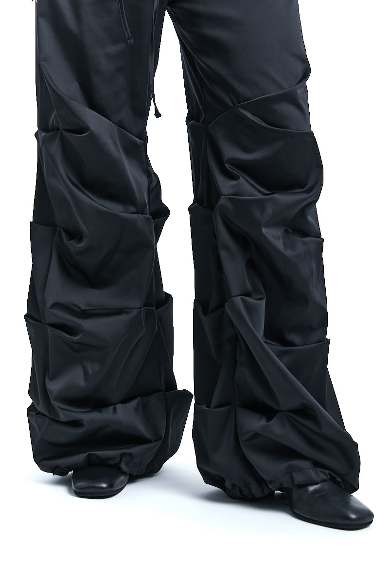 SATIN WIDE FIT TROUSER