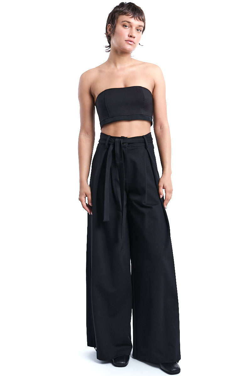 STRETCH PUNTO MILANO WIDE FIT TROUSER