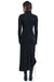 BLACK LONG BAMBOO DRESS