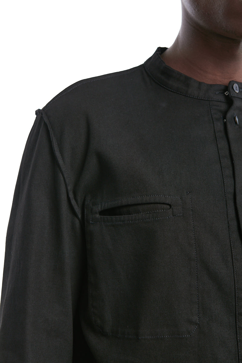 BLACK REVERSIBLE SHIRT