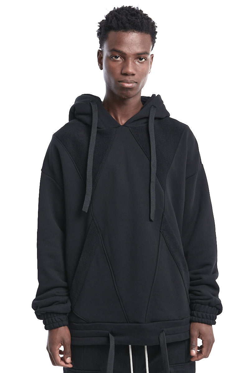 DOUBLE-HOOD OVERSIZE SWEATSHIRT