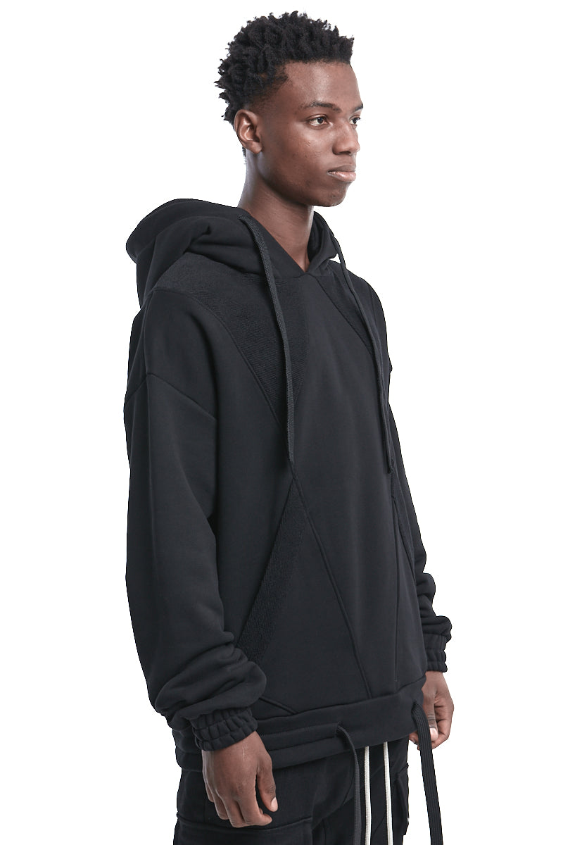 DOUBLE-HOOD OVERSIZE SWEATSHIRT