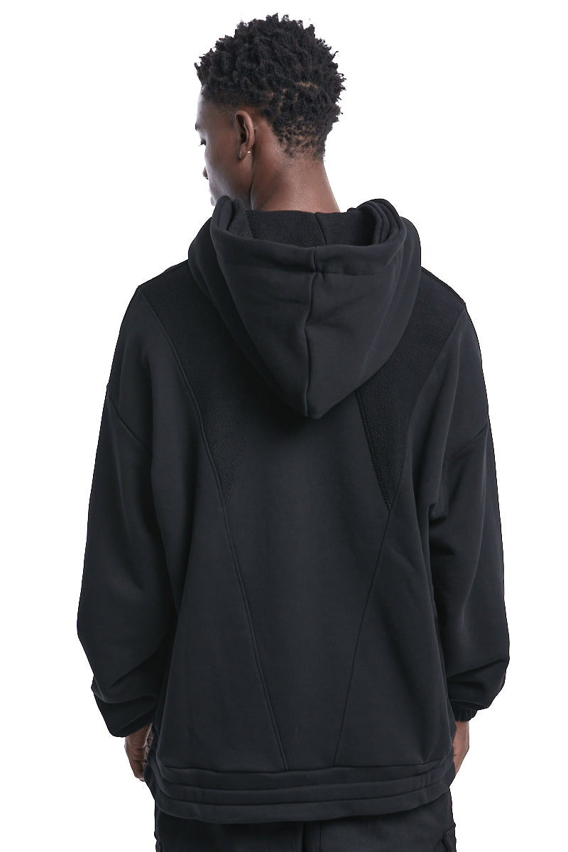 DOUBLE-HOOD OVERSIZE SWEATSHIRT