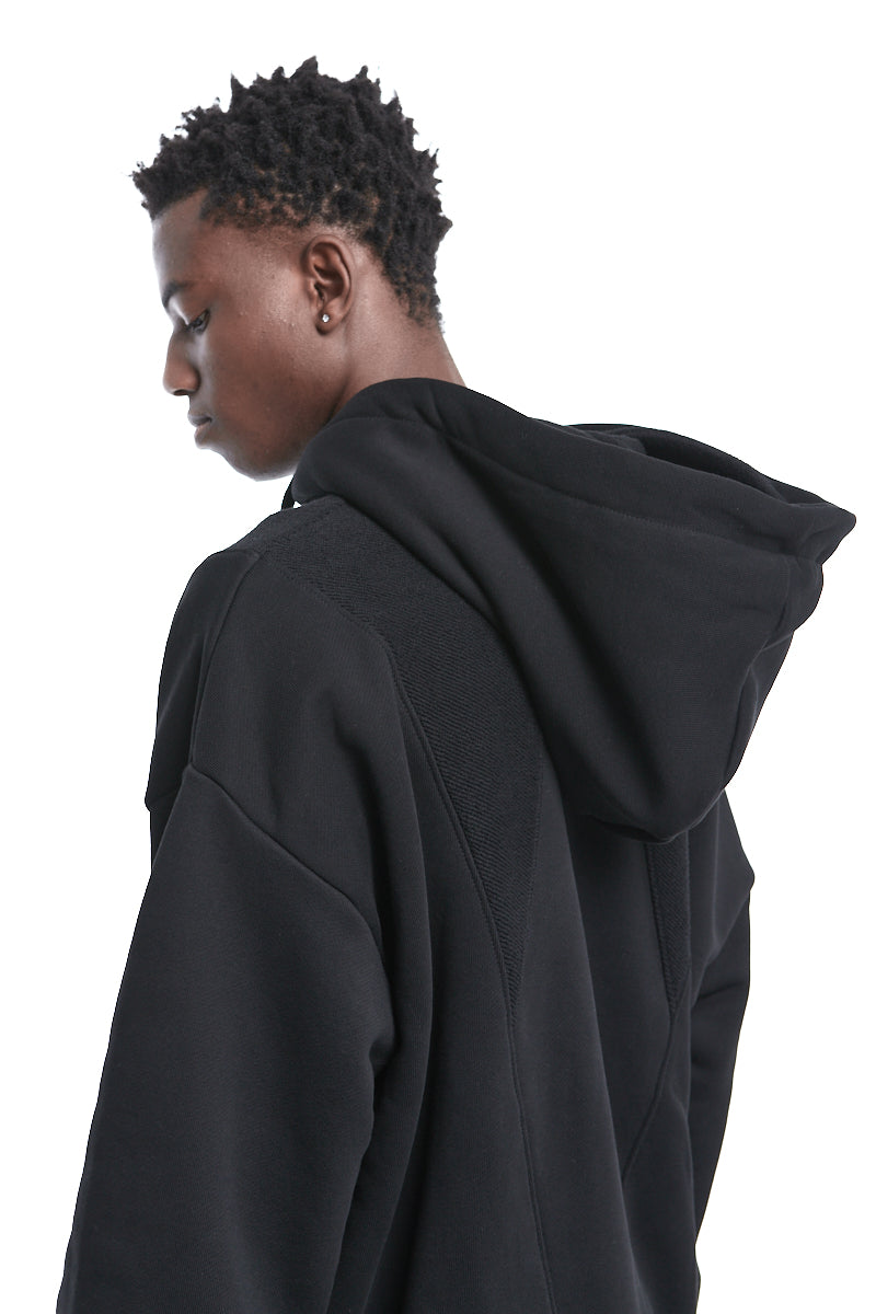 DOUBLE-HOOD OVERSIZE SWEATSHIRT