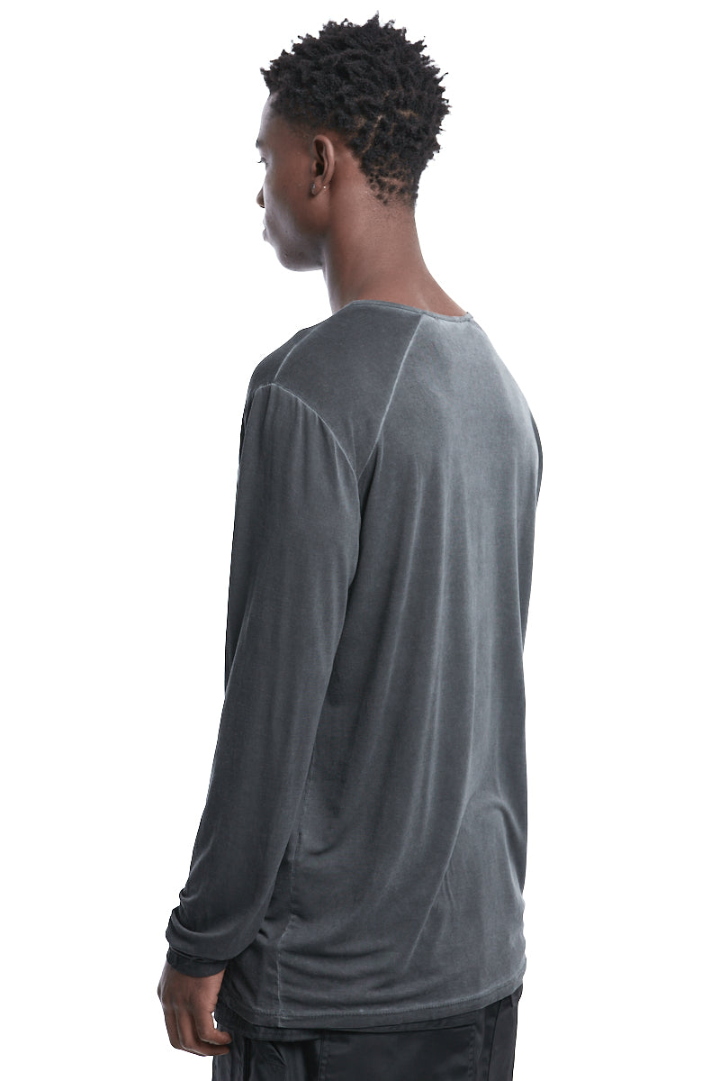 COLD DYED LONG SLEEVES TOP