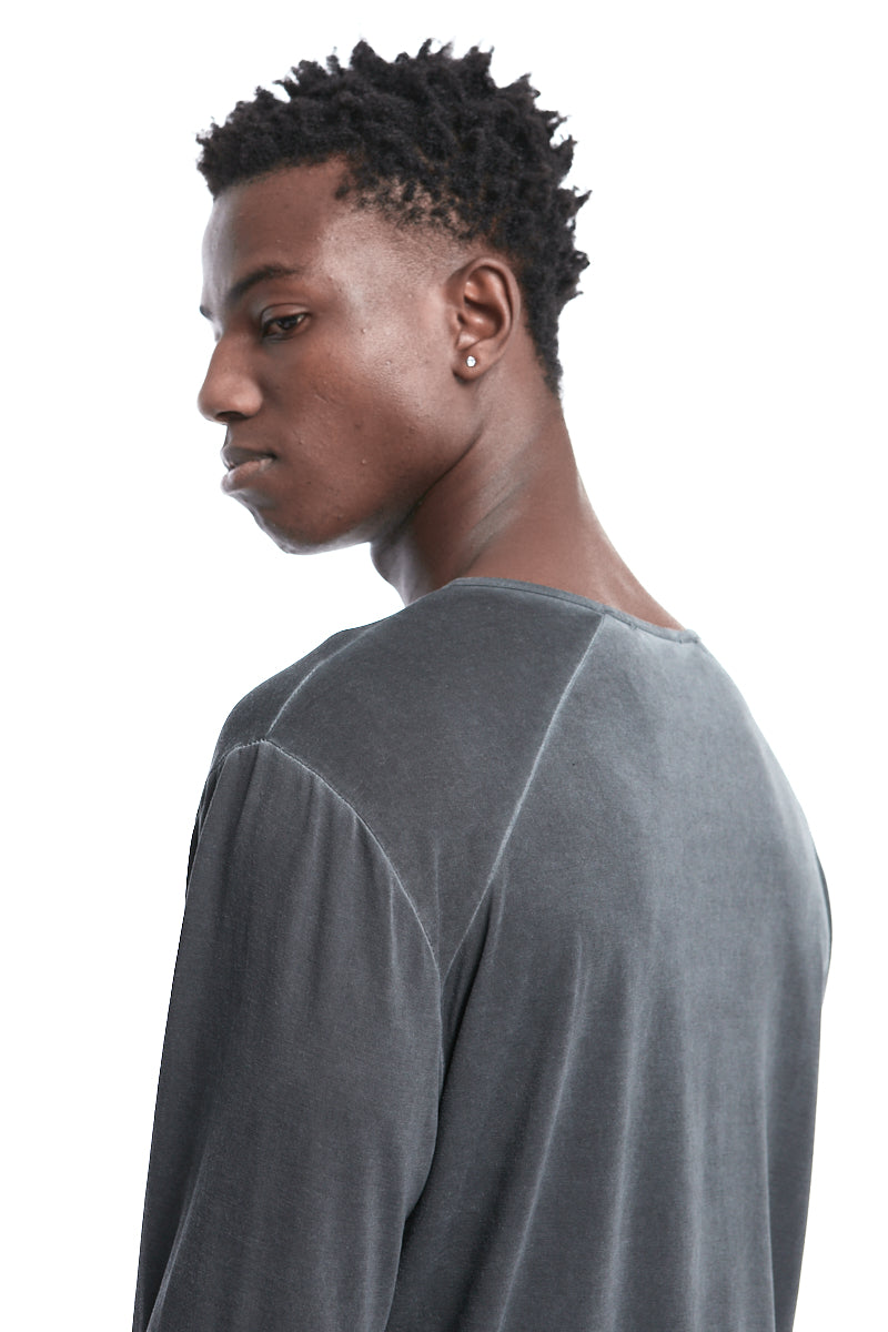 COLD DYED LONG SLEEVES TOP