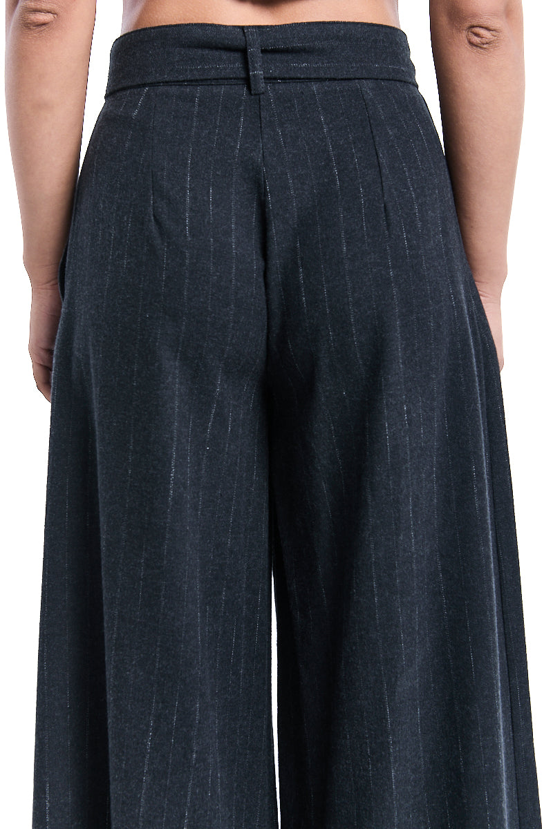 PINSTRIPE WIDE PANTS