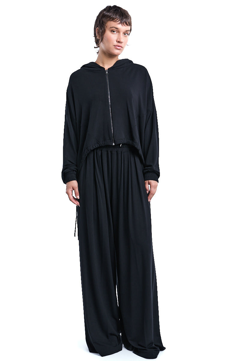 BAMBOO BLEND ZIPPED LIGHT JACKET