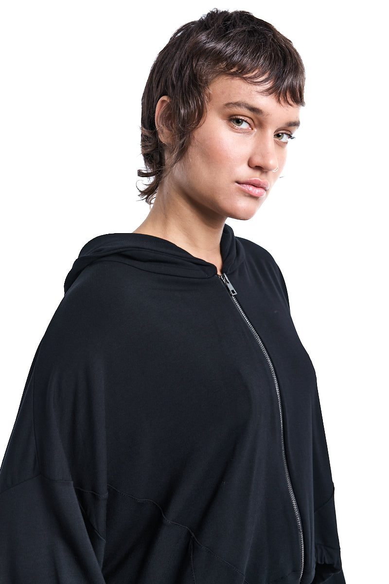 BAMBOO BLEND ZIPPED LIGHT JACKET