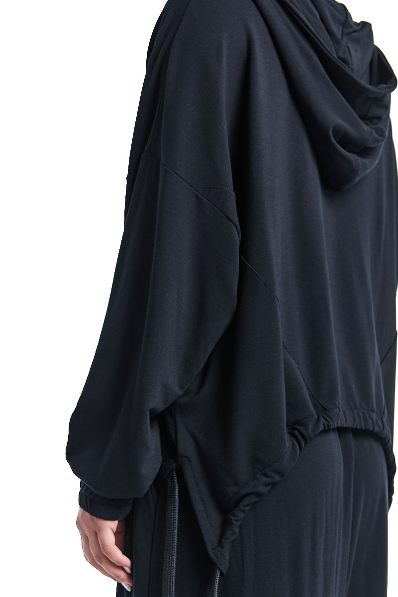 BAMBOO BLEND ZIPPED LIGHT JACKET