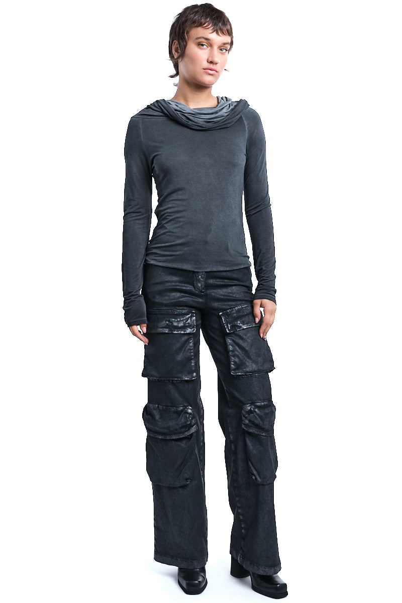 COLD DYED LONG SLEEVES TOP