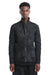 COATED STRETCH ZIPPED JACKET