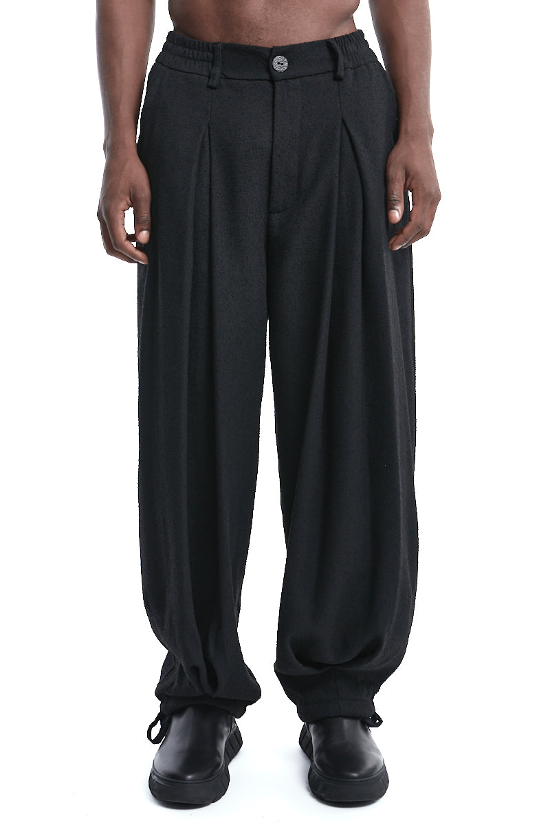 OVER BOUCLE TROUSERS