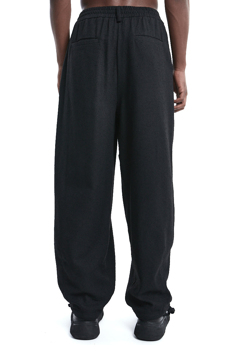 OVER BOUCLE TROUSERS