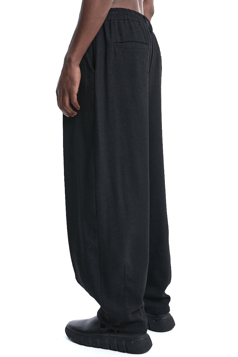 OVER BOUCLE TROUSERS